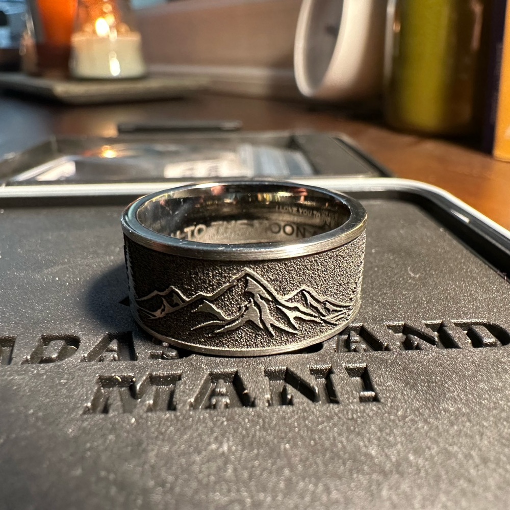 Manly Bands Titanium Wedding Band